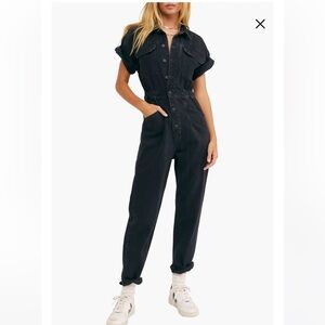 We The Free Marci Denim Jumpsuit